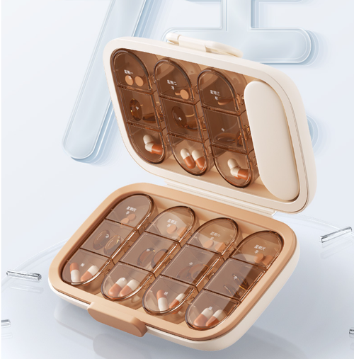 ortable Pill Organizer Box