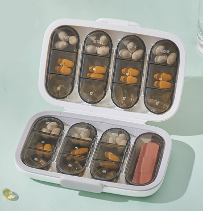 ortable Pill Organizer Box