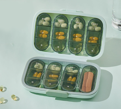 ortable Pill Organizer Box